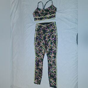IVL Floral Kids Matching Set with Yellow Accents